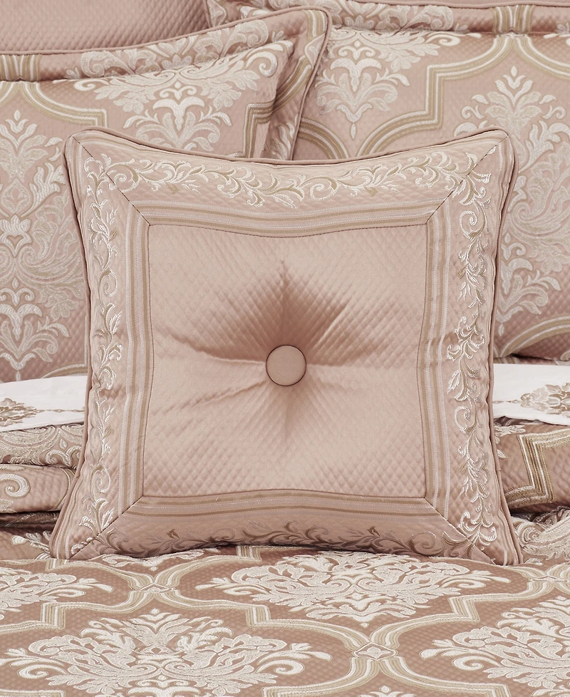 J Queen New York Rosewater Decorative Pillow, 18" x 18"