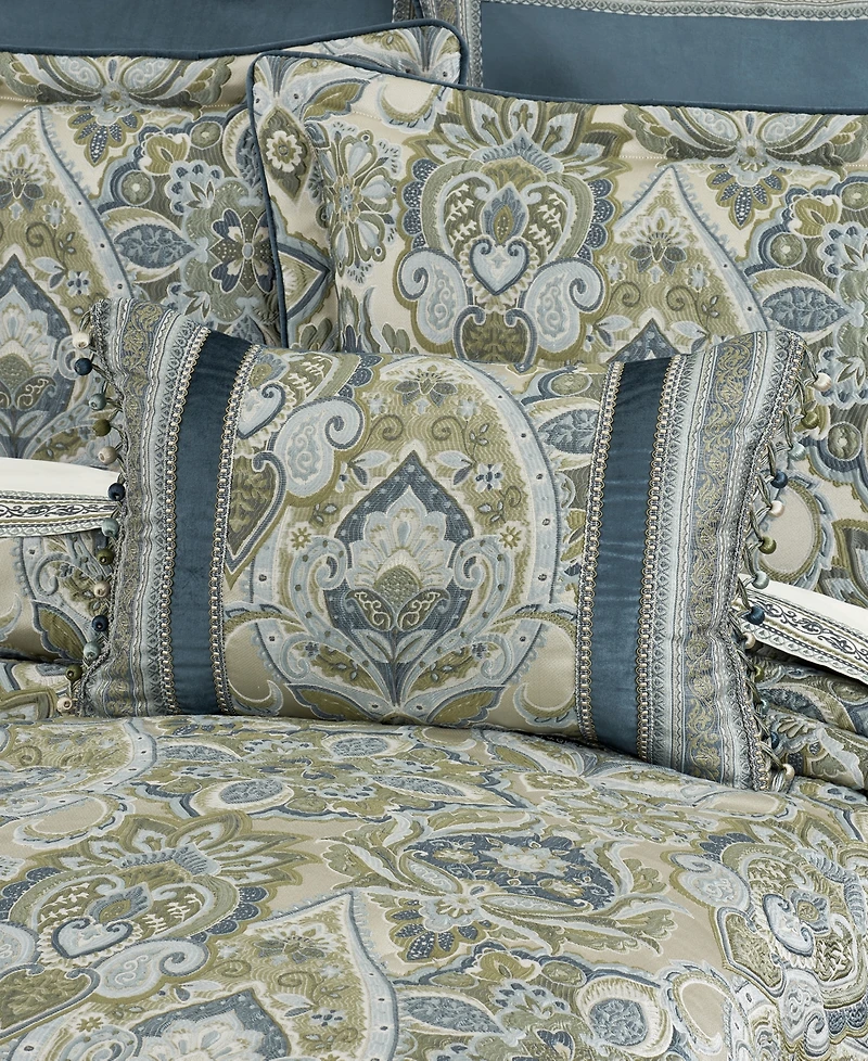 J Queen New York Avellino Boudoir Decorative Pillow, 15" x 21"