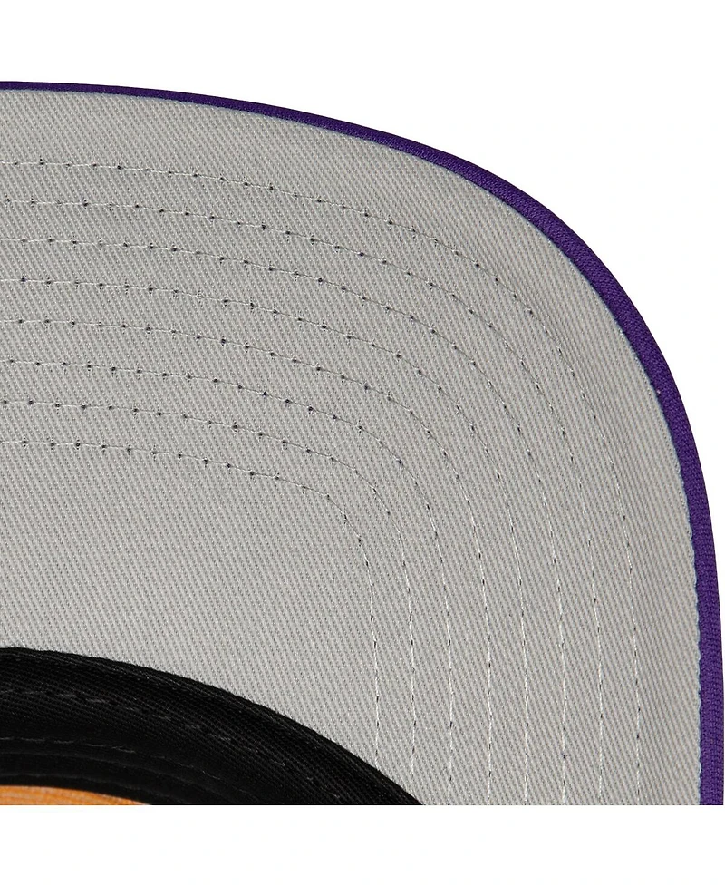 Mitchell & Ness Men's White Phoenix Suns Hardwood Classics Blocker Foam Front Trucker Snapback Hat