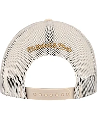 Mitchell & Ness Men's Cream Vegas Golden Knights Foam Front Trucker Adjustable Hat