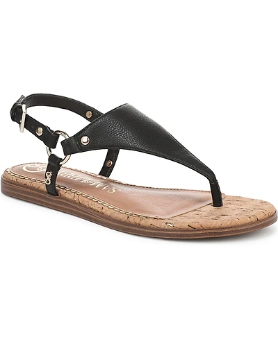 Sam and Libby Women's Kellen Thong Slingback Flat Sandals