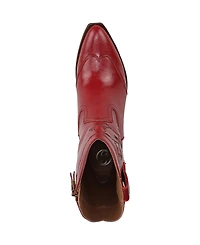 Sam and Libby Women's Flash Block Heel Western Booties