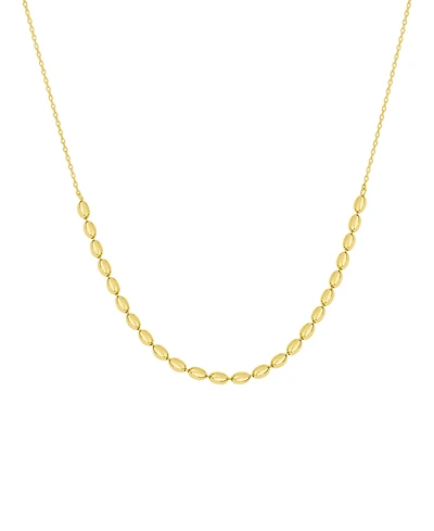 And Now This 18K Gold Plated Bead Chain Necklace