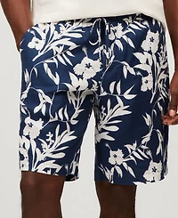 Tommy Hilfiger Men's Relaxed-Fit 10" Tropical Linen Shorts