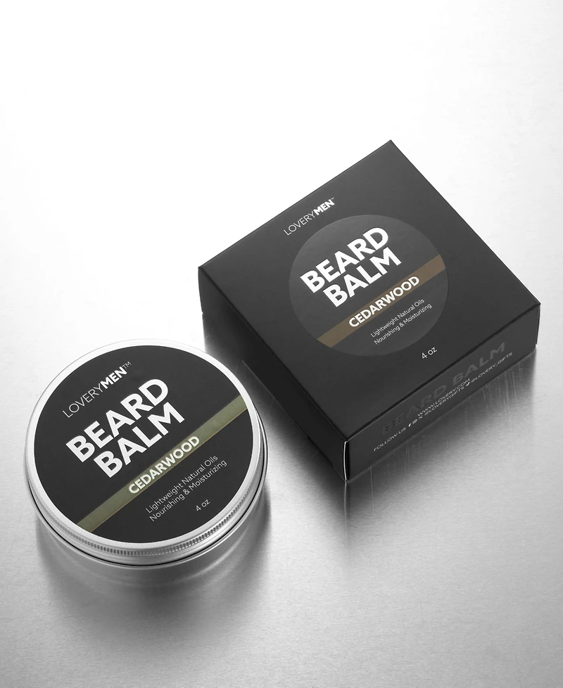 Lovery LoveryMen Cedarwood Beard Balm, 4 oz.