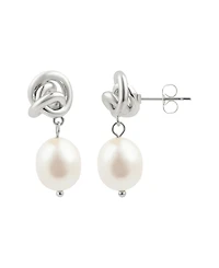 Adornia Freshwater Cultivated Pearl Knot Earrings