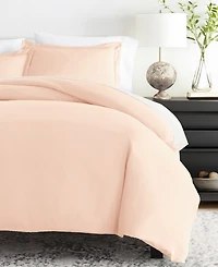 ienjoy Home Double Brushed Solid Duvet Cover Set