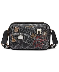 Karl Lagerfeld Paris Maybelle Crossbody Travel Print & Pins