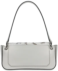 Karl Lagerfeld Paris Monet Embroidered Leather Shoulder