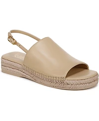 Franco Sarto Women's Rune Open Round Toe Slingback Espadrille Sandals