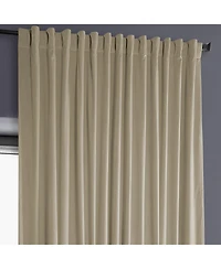 Half Price Drapes Extra Wide Heritage Plush Velvet Room Darkening Curtain