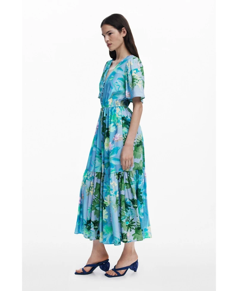 Desigual Women's Floral shirt dress