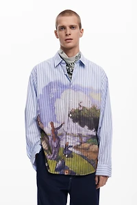 Desigual Men's Landscape print shirt