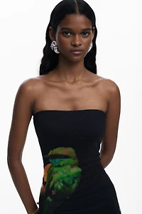 Desigual Women's Strapless dress