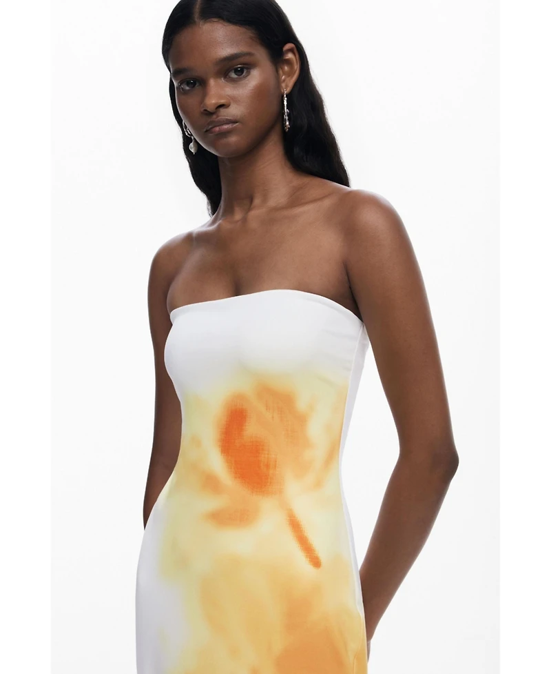 Desigual Women's Floral bandeau dress