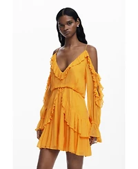 Desigual Women's Ruffled mini dress