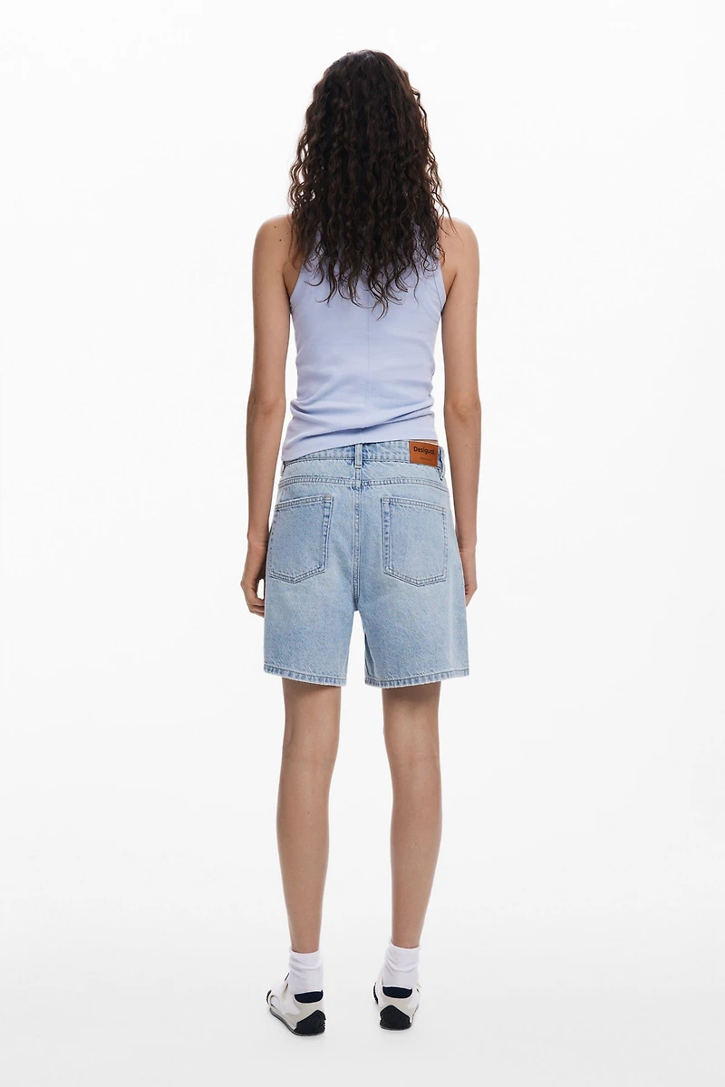 Desigual Women's Etnic denim Bermuda shorts