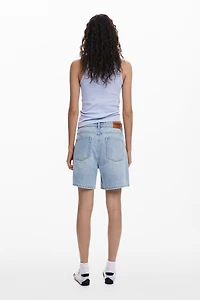 Desigual Women's Etnic denim Bermuda shorts