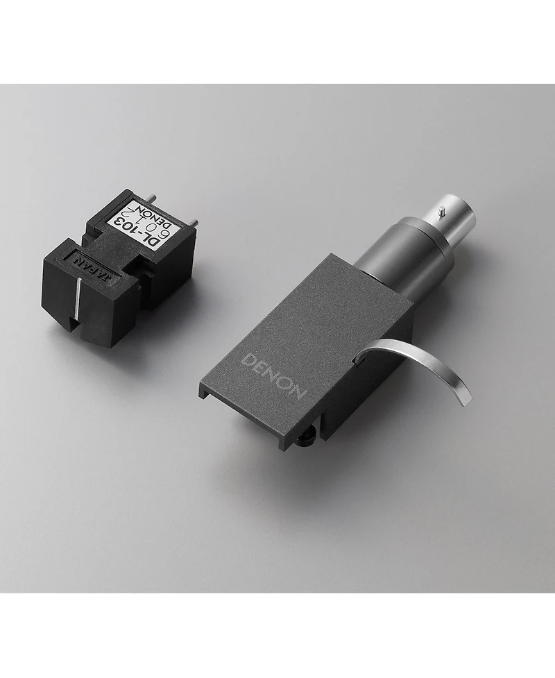 Denon DLA110GS 110-year Anniversary Edition Mc Turntable Cartridge with Premium Headshell (Silver Graphite)