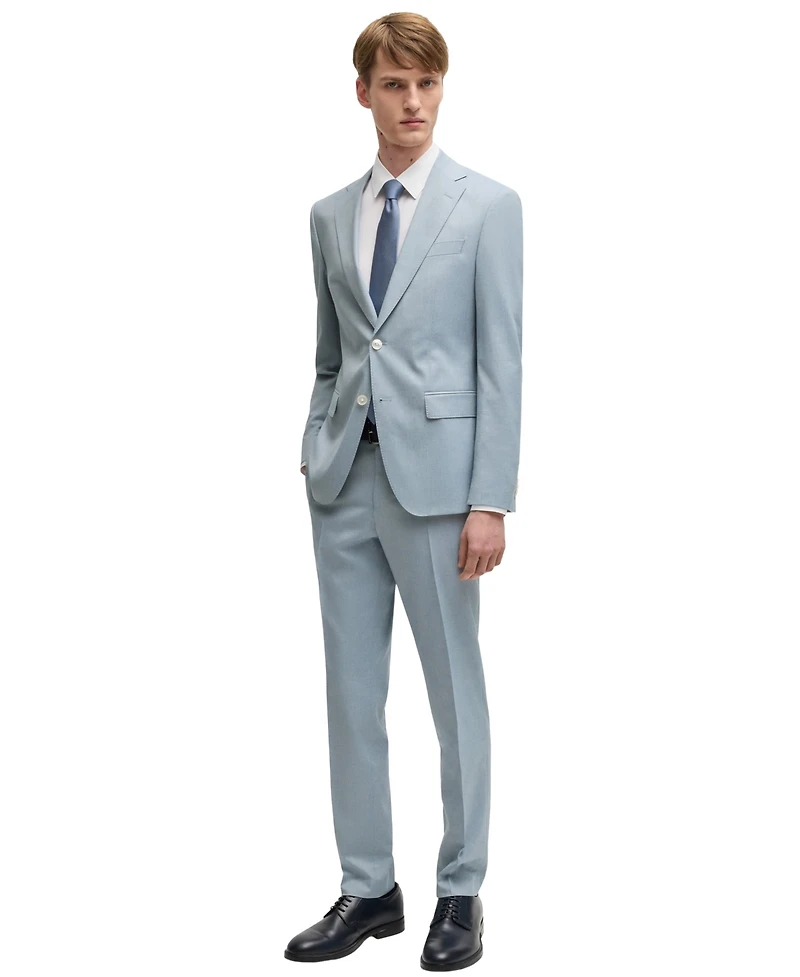 Boss by Hugo Men's Stretch Chiffon Formal Trouser Pants