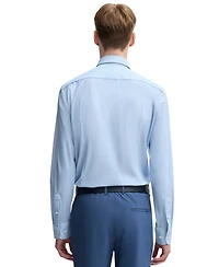 Boss by Hugo Men's Slim-Fit Geometric Print Performance Shirt