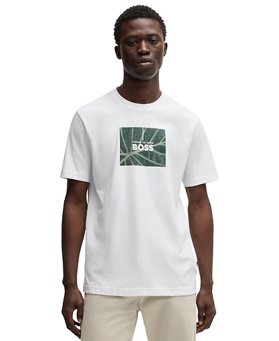 Boss by Hugo Men's Seasonal Artwork Regular-Fit T-Shirt