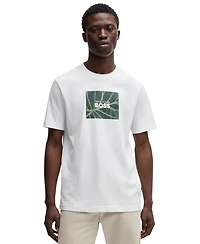 Boss by Hugo Men's Seasonal Artwork Regular-Fit T-Shirt