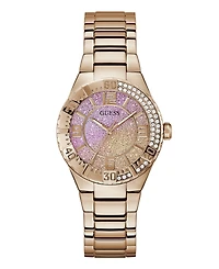 Guess Women's Analog Rose Gold Tone Stainless Steel Watch, 36mm