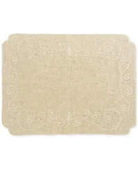 Lenox French Perle Embroidered Placemat