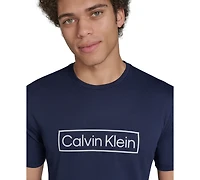 Calvin Klein Men's Logo Short-Sleeve Swim Rash Guard