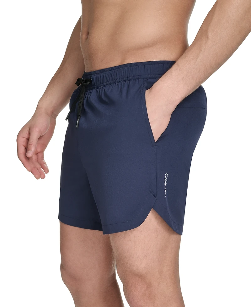 Calvin Klein Men's Stretch Active Modern Euro 5" Swimsuit