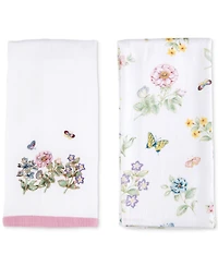 Lenox Butterfly Meadow Printed Kitchen Towel, Set of 2