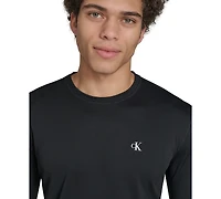 Calvin Klein Men's Monogram Long-Sleeve Swim Rash Guard