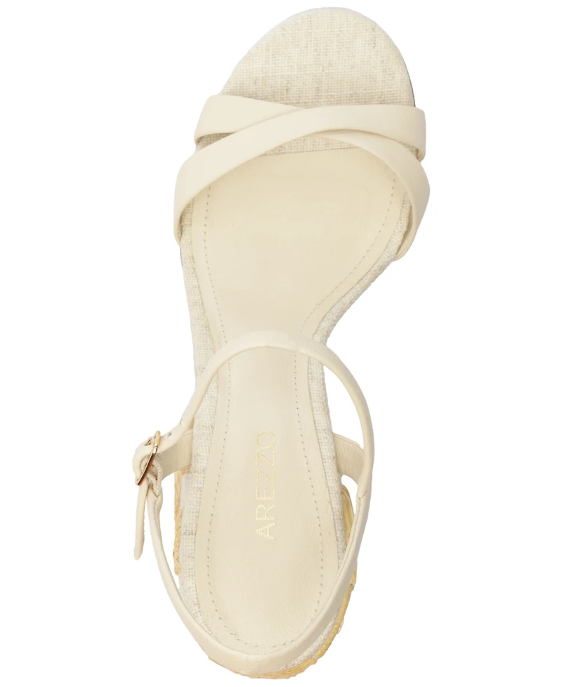 Arezzo Women's Dana Round Toe Dress Sandals