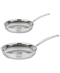Cuisinart MultiClad Pro Stainless 2-Pc Skillet Set