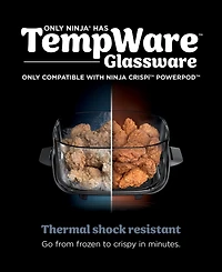 Ninja Crispi 4-in-1 Portable Glass Air Fryer Cooking System