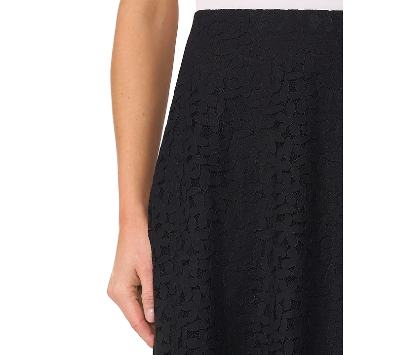 CeCe Women's Lace Midi Skirt
