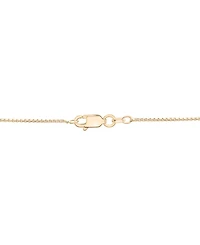 Macy's Men's Diamond Cross Medallion Pendant Necklace (1/5 ct. t.w) in 14k Gold Over Sterling Silver, 22"