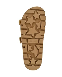 Nine West Women's Tindy Woven Buckle Straps Flat Sandals