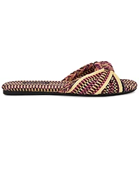 Nine West Women's Lalta Knotted Flat Slide Sandals