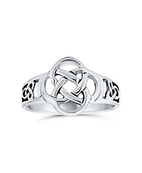 Bling Jewelry Best Friends Bff Love Knot Celtic Infinity Band Silver Ring Sterling