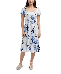 Ellen Tracy Women s Shirt Dress with Drawstring Waistband