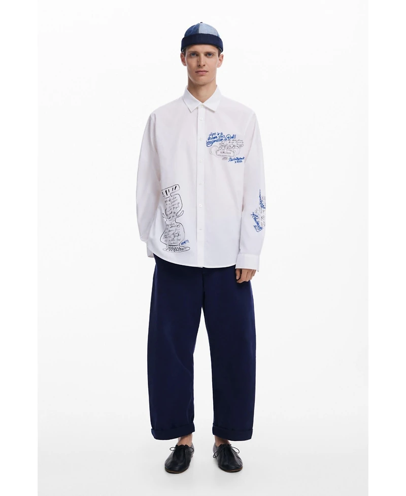 Desigual Men's Calligraphic shirt