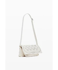 Desigual Women's Medium perforated flap bag