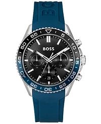 Hugo Boss Men's Runner Quartz Chronograph Silicone Watch