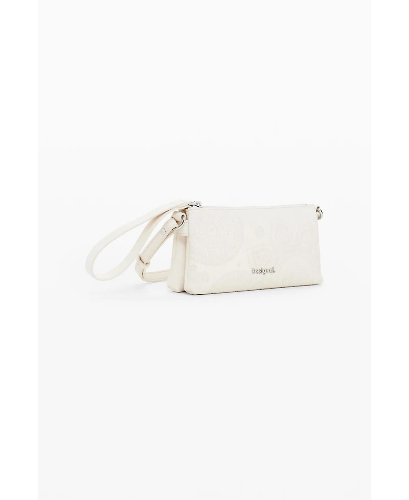 Desigual Women's Medium embroidered crossbody purse