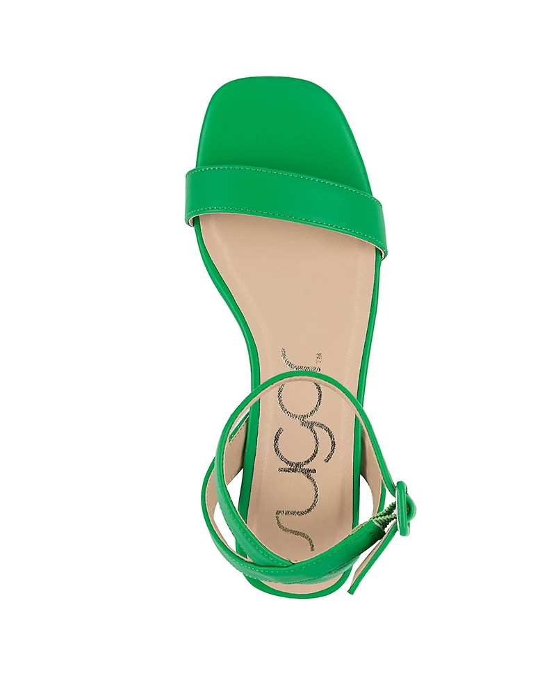 Sugar Women's Umpire Ankle Strap Block Heel Sandals