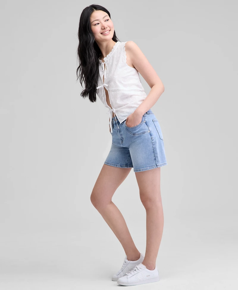 And Now This Women's Double-Pocket Denim Shorts, Exclusively at Macy's