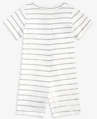 Baby Boys Dinosaur Striped Sunsuit, Exclusively at Macy's