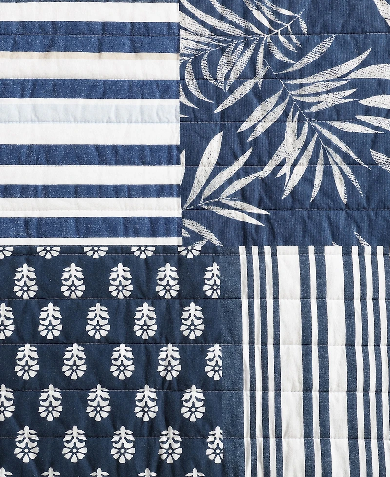 Nautica Avalon Patchwork Reversible 3-Pc. Quilt Set